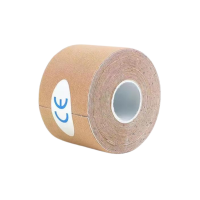 Rolo de fita adesiva cinzenta ou bege com etiqueta CE