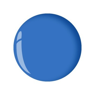 Esfera azul com brilho