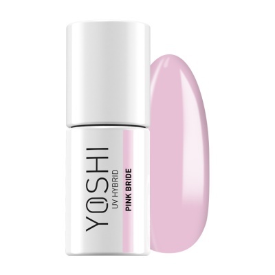 Frasco de verniz UV híbrido YOSHI cor rosa claro PINK BRIDE