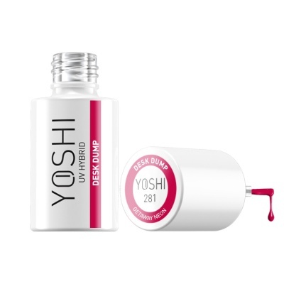 Frascos de verniz UV YOSHI rosa neon
