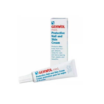 Tubo e embalagem de creme para unhas e pele GEHWOL med.