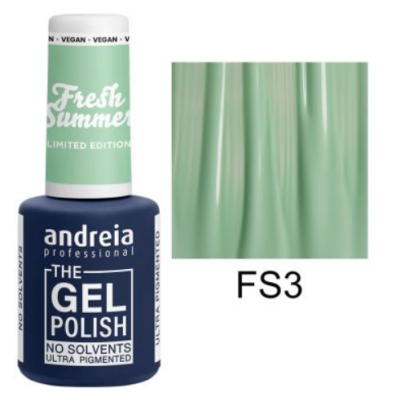 Verniz de gel Andreia The Gel Polish edição Fresh Summer verde FS3