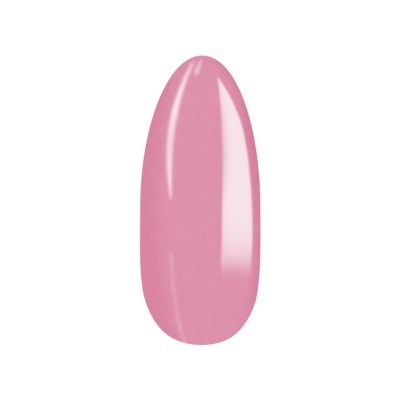 Amostra de esmalte de unha rosa brilhante