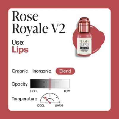Embalagem de produto cosmético Rose Royale V2 para lábios cor de rosa
