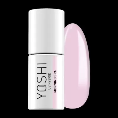 Frasco de verniz para unhas rosa claro YOSHI UV Hybrid