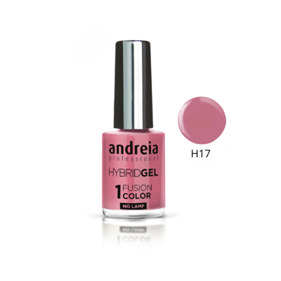 Frasco de verniz de unhas pink andreia professional Hybrid Gel 1 Fusion Color código H17