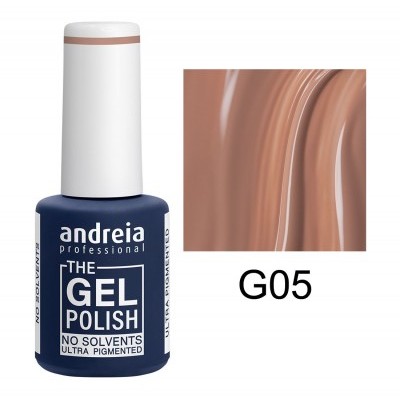 Verniz gel para unhas Andreia Professional cor G05 castanho claro