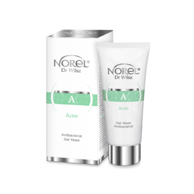 Creme antiacne Norel Dr Wilsz em tubo branco com caixa