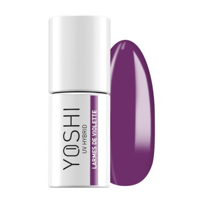 Esmalte de unhas roxo YOSHI UV Hybrid