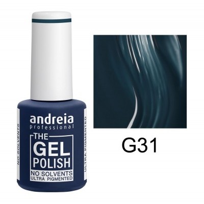 Verniz gel azul escuro andreia professional G31
