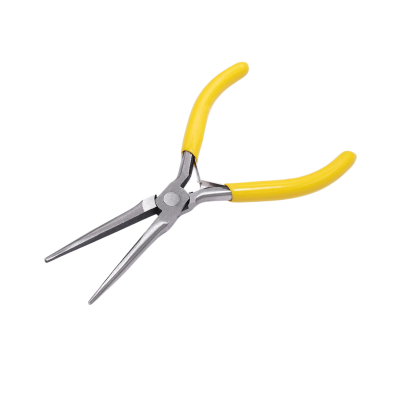 Alicate de ponta fina com punhos amarelos