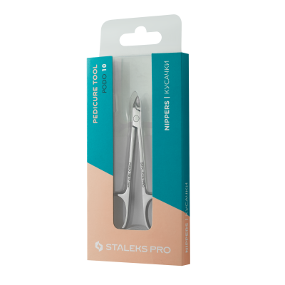 Ferramenta de pedicure Staleks Pro RD-10 em embalagem azul e bege