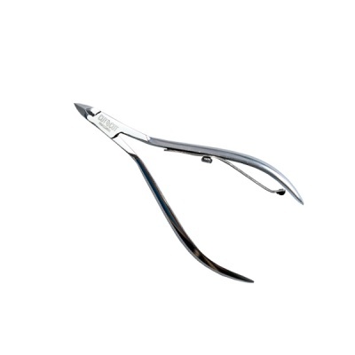 Alicate de corte para unhas em metal cromado prateado