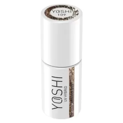 Frasco de verniz YOSHI UV HYBRID 109 castanho dourado