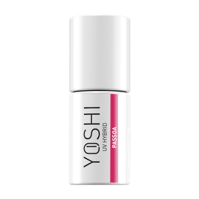 Frasco branco de verniz UV híbrido YOSHI PASSOA