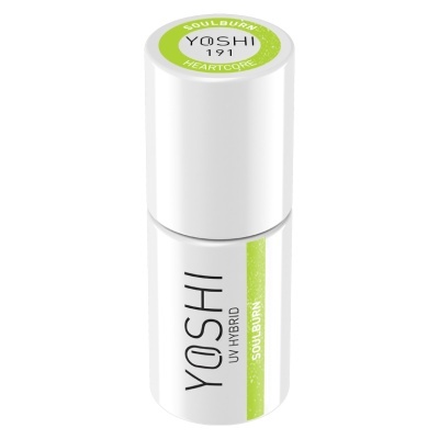 Frasco branco de cosmético YOSHI UV HYBRID SOULBURN