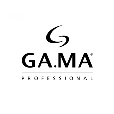 Logótipo GA.MA PROFESSIONAL em preto sobre fundo branco