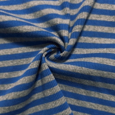 Malha canelada / rib BLUE LINES