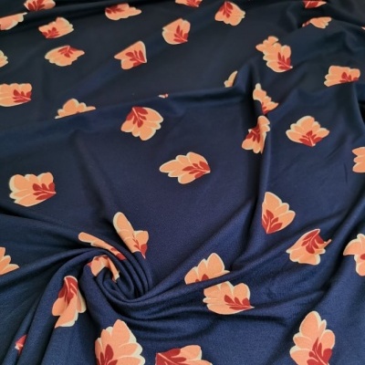 Jersey knit with elastane FLOWER