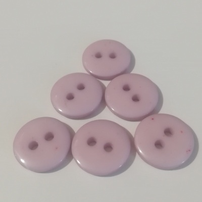 Botão Plástico Rosa -12 mm Pack 12
