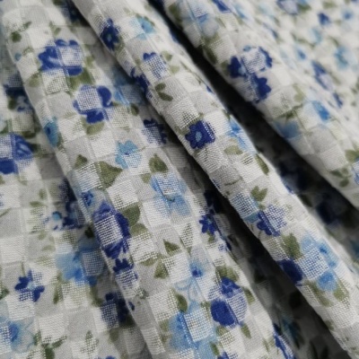 malha Jacquard Interlock BLUE AND GREY