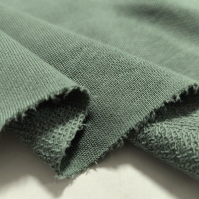 Sweat américain sans cardage VERT CYPRÈS