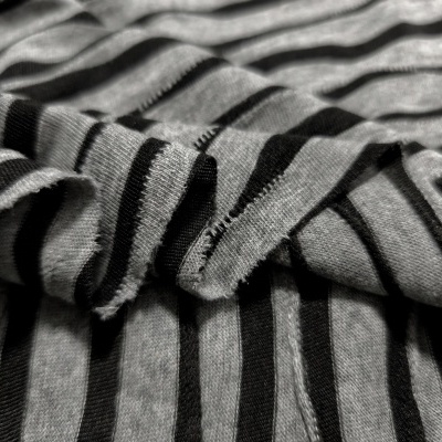 Malha Jersey CINZENTO ESCURO & PRETO