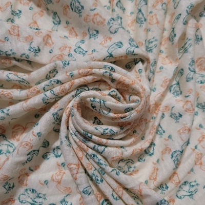 Tejido 100 % lino ESQUILOS