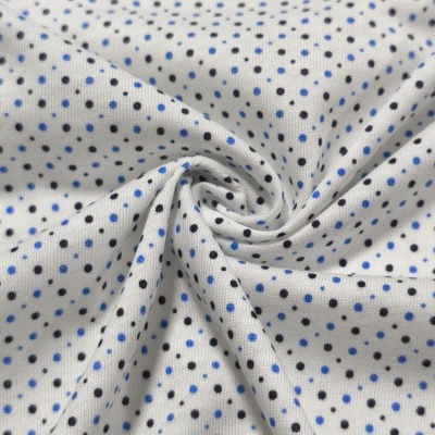 Malha Jersey Algodão BLUE SMALL BOLS PRETO