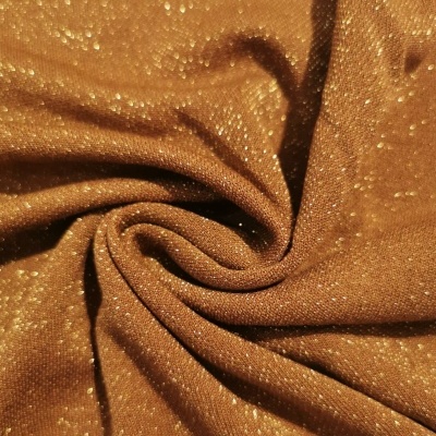 Malha Jersey Interlock c/ Lurex CAMEL