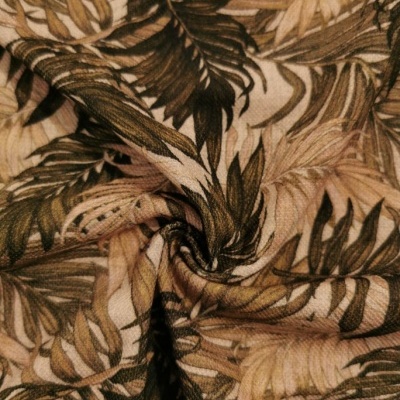 Malha Piquet FOLHEADO MARROM