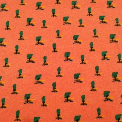 Tissu jersey coton/lin TREES