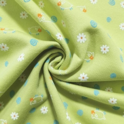 Felpa Italiana c/carda GREEN PIG