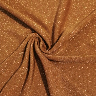 Malha Jersey Interlock c/ Lurex CAMEL