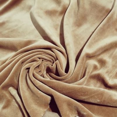 Terciopelo con elastano BEIGE
