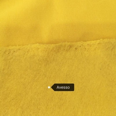 American fleece with carding YELLOW