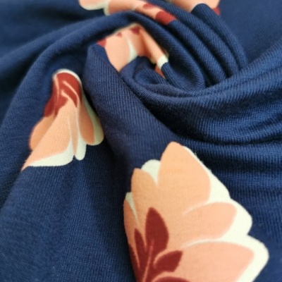 Malha jersey c / elastano FLOWER