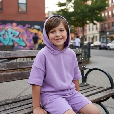 Felpa Americana alg/org PURPLE