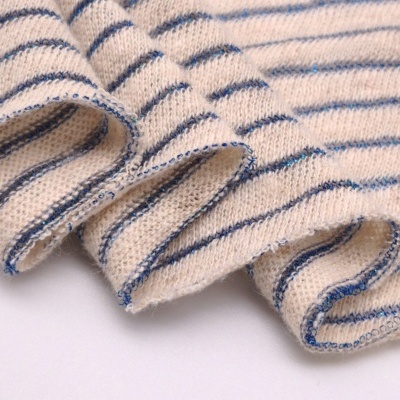 Malha Linho/Alg SMALL STRIP BLUE