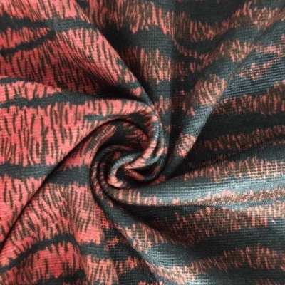 Malha Interlock Ponto Roma c / elastano BURGUNDY TIGER