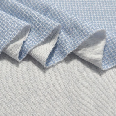 Malha Jersey Interlock algodão BLUE TEAR