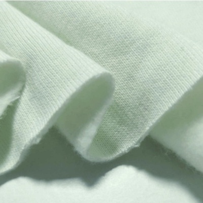 Sudadera americana con cardado orgánico/poliéster MINT BLUEWASH