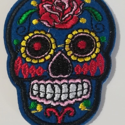 Aplicación termoadhesiva Calaveras mexicanas