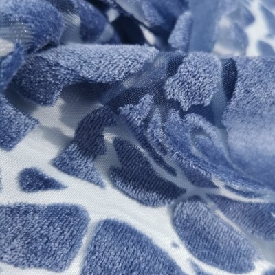 Tecido tule BLUE ROSE