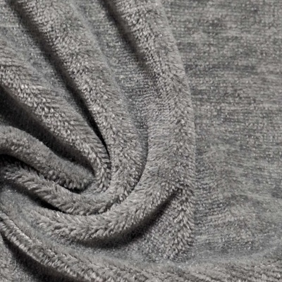 Plush fabric (velvet type) GREY