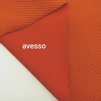 Tejido Jacquard Interlock CROCCO ORANGE