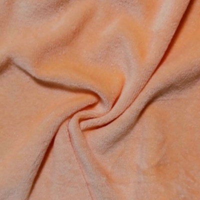 Malha Peluche (tipo veludo) PÊSSEGO