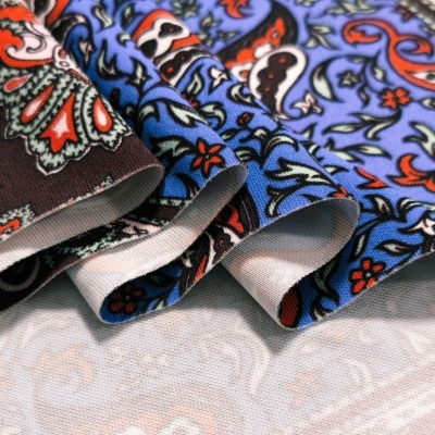 Malha Interlock Viscose/elastano PAISLEY