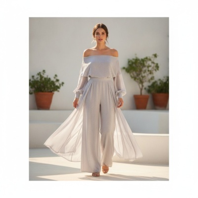 Tecido Chiffon SILVER