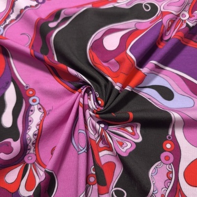 Malha Jersey Algodão c / elastano FUXIA/ROSSO